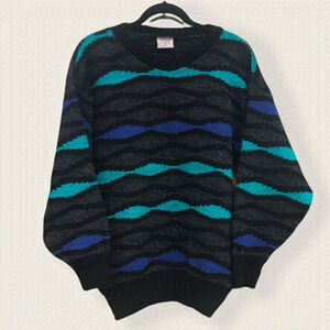 VINTAGE Michael Stossel New Zealand Wool Sweater Size M